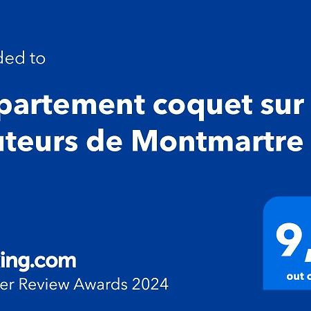Appartement Coquet Sur Les Hauteurs De Montmartre Paris Ngoại thất bức ảnh