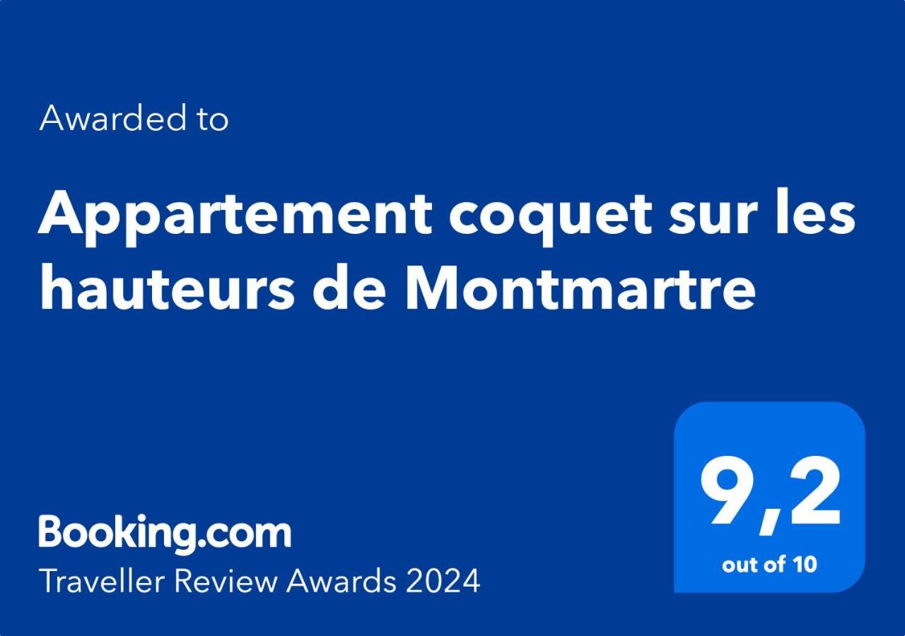 Appartement Coquet Sur Les Hauteurs De Montmartre Paris Ngoại thất bức ảnh